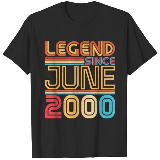 Year Of Birth 2000 June T-shirt