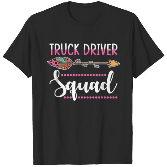 Truck Driver Squad Women T-shirt