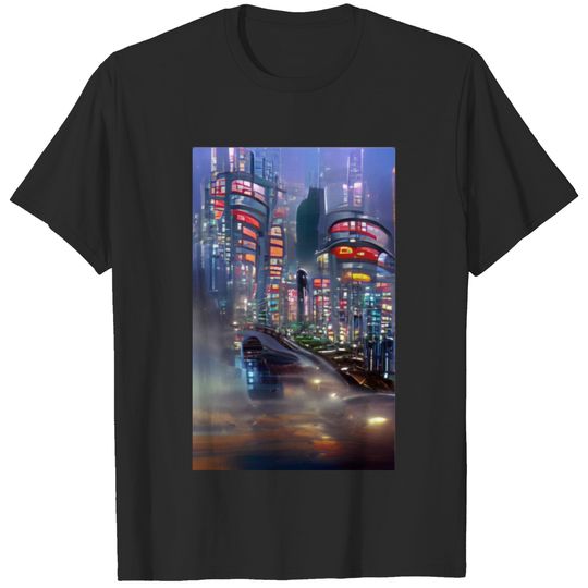 Futuristic city T-shirt