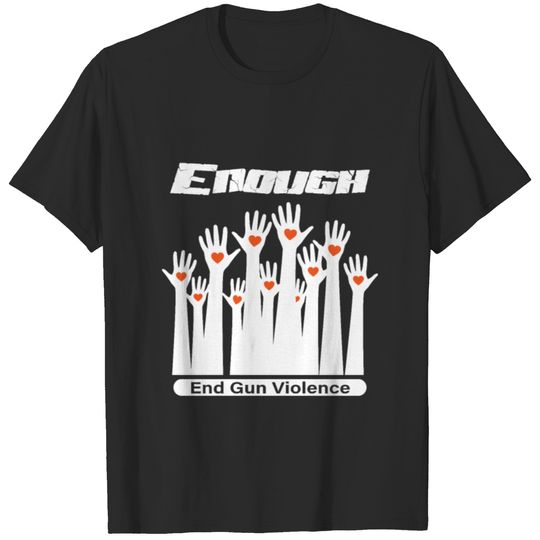 Wear Orange Enough End Gun for peace Classic T-shirt