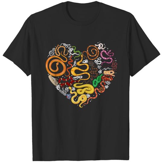 Snake Serpent Heart T-shirt