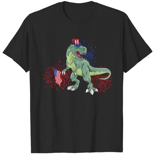 American Dinosaur T.Rex - Gift Idea For USA Lovers T-shirt