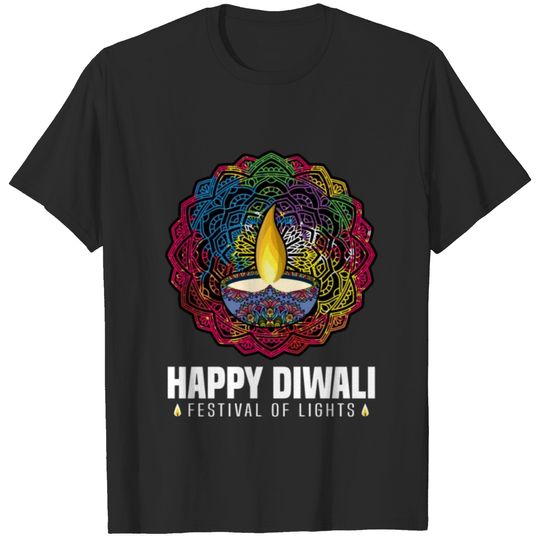 Happy Diwali Festival Of Lights Hindu Celebration T-shirt