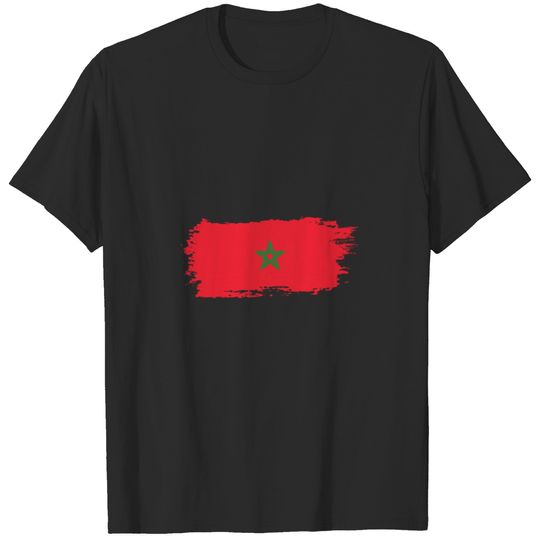 Abstract Flag Of Morocco T-shirt