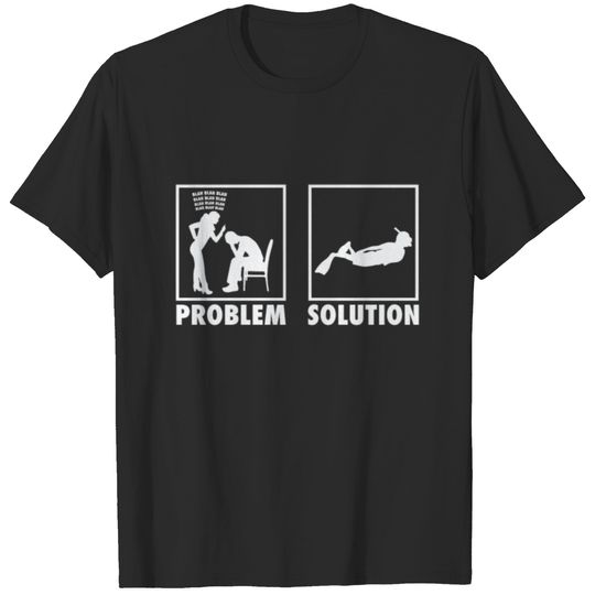 Snorkeling Snorkeler Statement Problem Solution. T-shirt