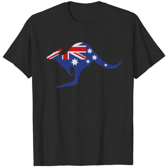Australian Kangaroo Flag T-shirt
