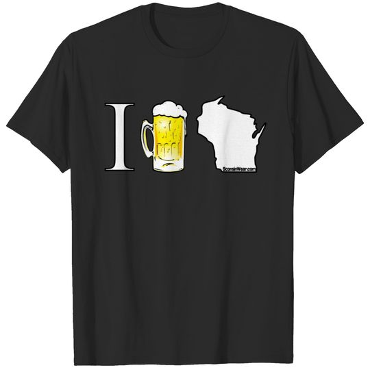 Sconsinwear I Beer WI Phone & Tablet Cases T-shirt