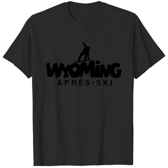 Wyoming Après-Ski Snowboard T-shirt