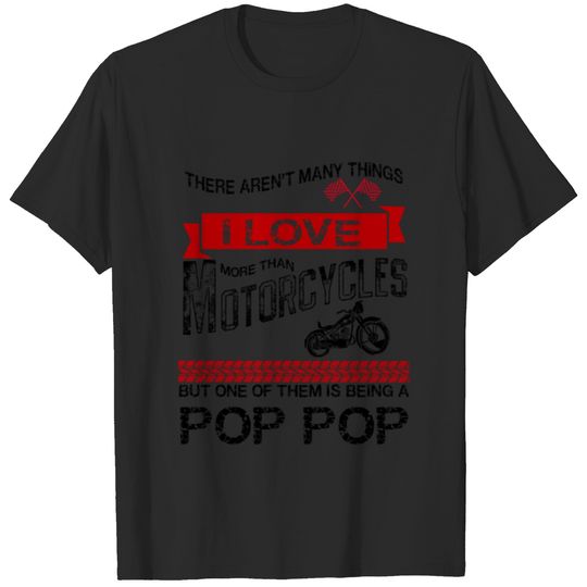 This Pop Pop Loves Motorcycles T-shirt