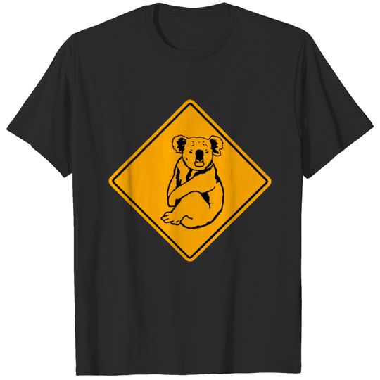 Koala Road Sign T-shirt