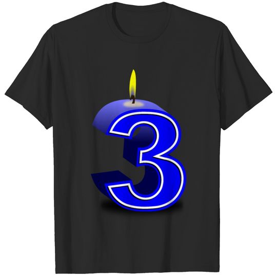 birthday candle T-shirt