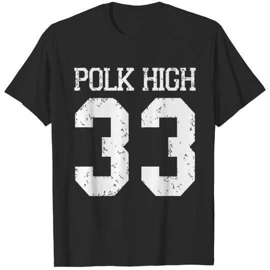 polk high vectorized T-shirt