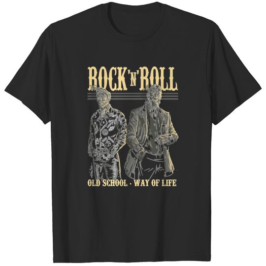 Rock'n'roll old schoo T-shirt