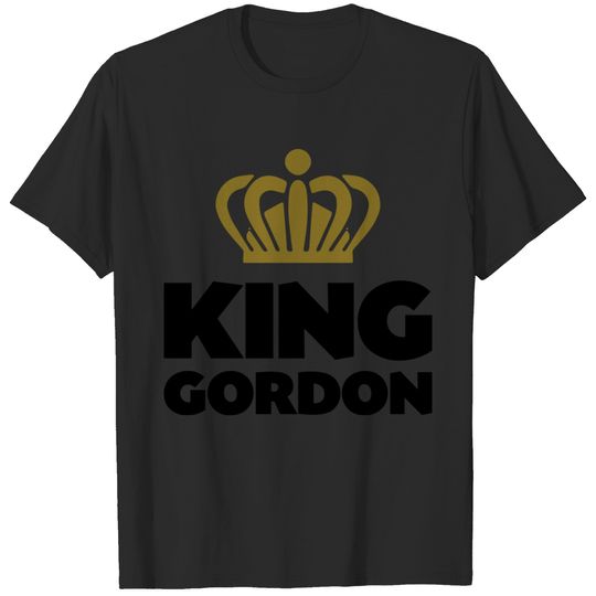 King gordon name thing crown T-shirt