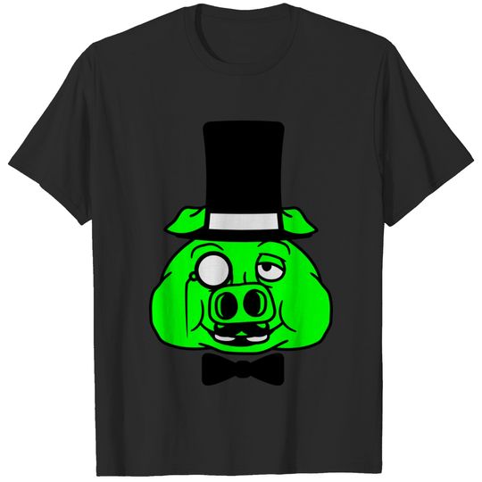 head face piggy bank rich money saving cylinder ha T-shirt