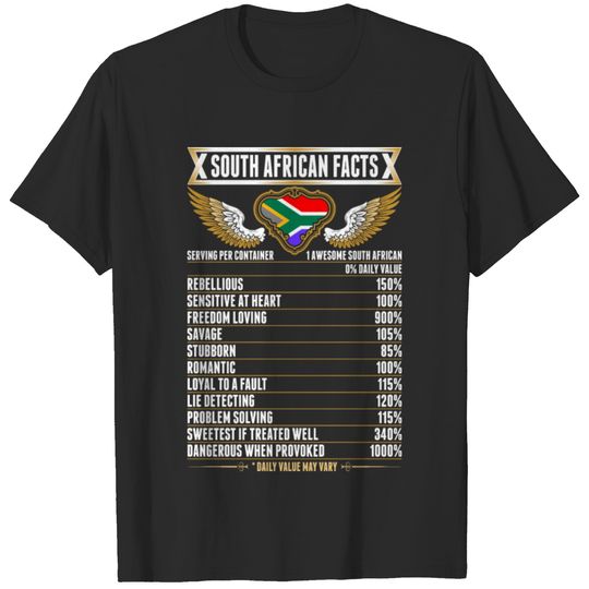 South African Facts Tshirt T-shirt