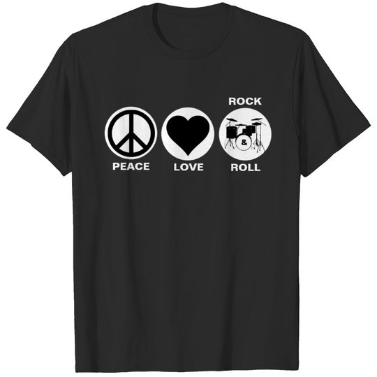 Peace/Love/Rock & Roll T-shirt