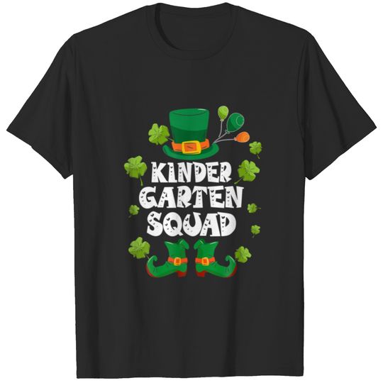 Leprechaun Kindergarten Squad Grade St Patrick's D T-shirt