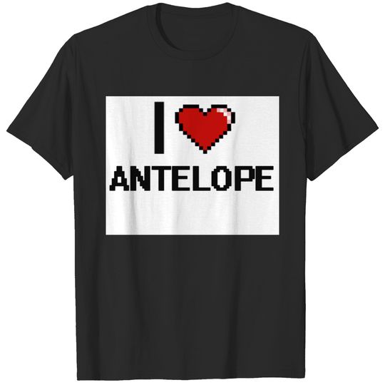I love Antelope Digital Design T-shirt