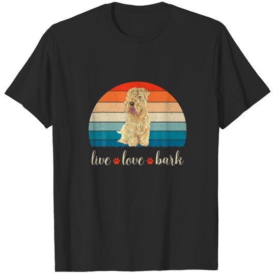 Live Love Bark Soft Coated Wheaten Terrier T-shirt