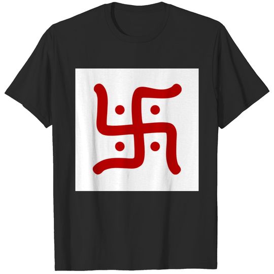 indian traditional hindu swastika symbol religion T-shirt