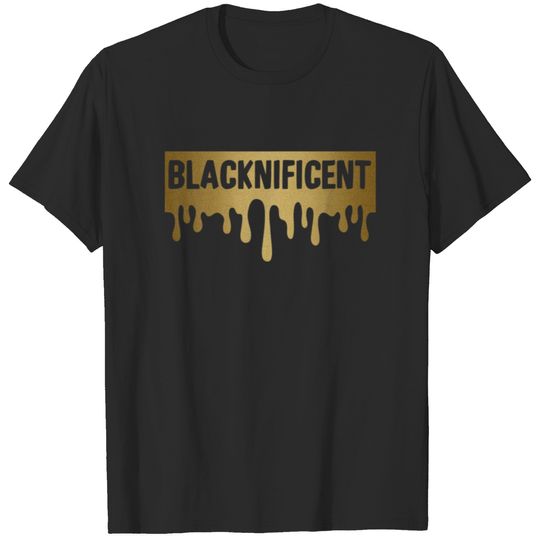 Blacknificent Afro Women Black History Month Afric T-shirt