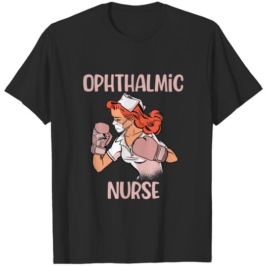 Ophthalmic Nurse, Boxing Gloves Fighter T-shirt