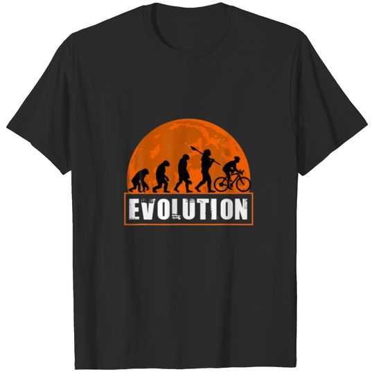 Cycling Player, Funny Cyclist Human Evolution T-shirt