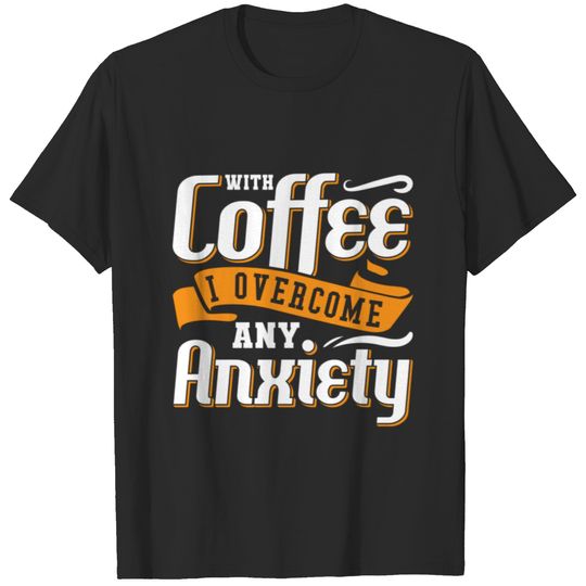 Mental Health With Coffee I Overcome Anxie Anxiety Sleeveless T-shirt