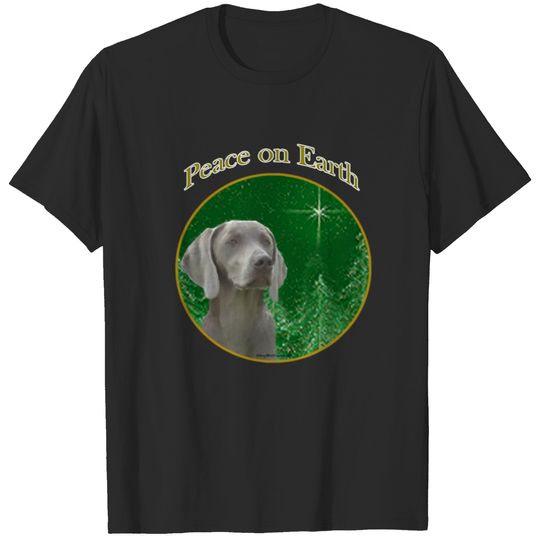 Weimeraner Peace on Earth T-shirt
