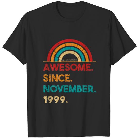 23 Year Old Awesome Since November 1999 Gifts 23Rd T-shirt