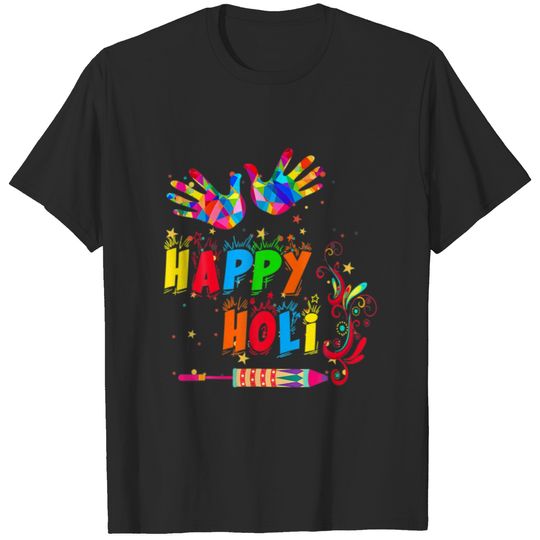 Womens Happy Holi Festival India Hindu Spring 2022 T-shirt