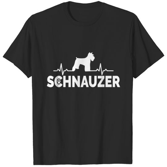 Schnauzer Heartbeat Dog Mom Miniature Schnauzer Sleeveless T-shirt