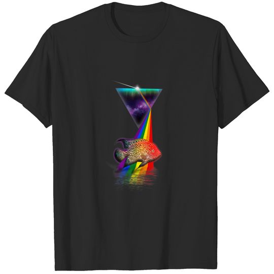 Vintage Retro Prism Cichlid T-shirt