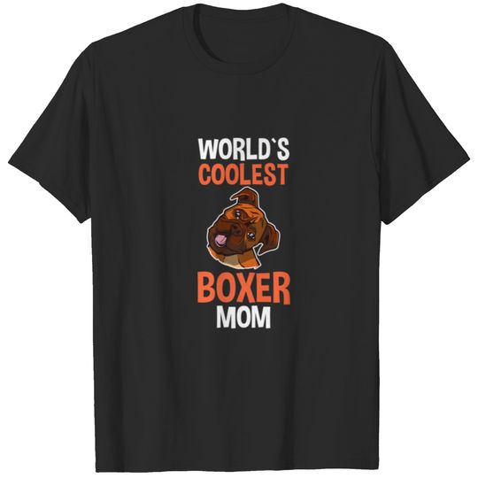 Dog Mother German Boxer T-shirt