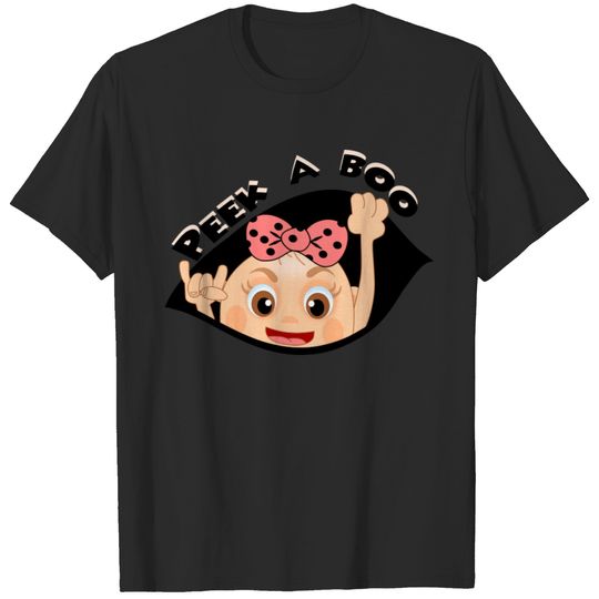Peek-a-boo baby T-shirt