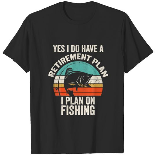 Retirement 2021 Fishing Retired 2021 Vintage T-shirt