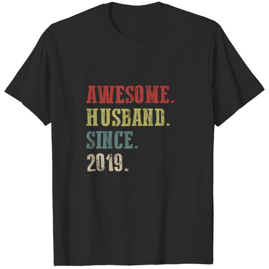 3 Wedding Aniversary Gifts Him - Awesome Husband S T-shirt