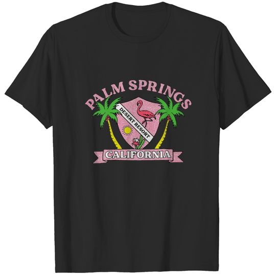 Palm Springs Desert California Flamingo T-shirt