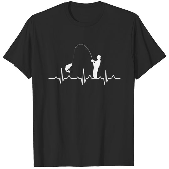 Fishing Heartbeat Sleeveless T-shirt