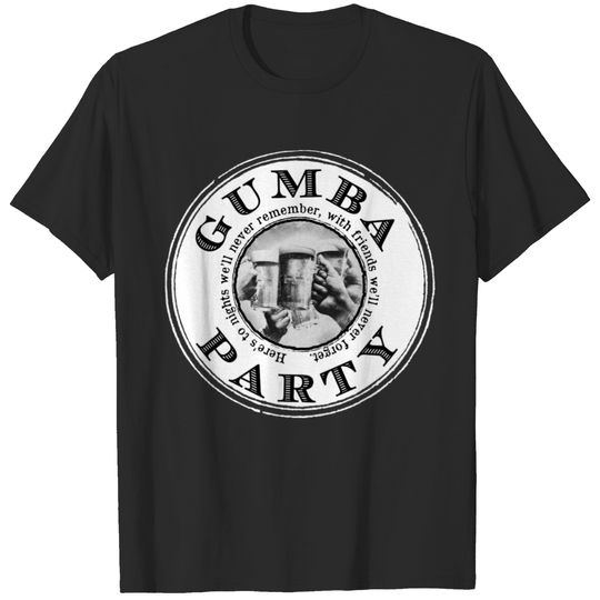 Large White Gumba Logo Front T-shirt