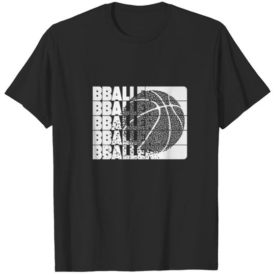 Bballer Bball Player Ball Silhouette Basketball Pl T-shirt