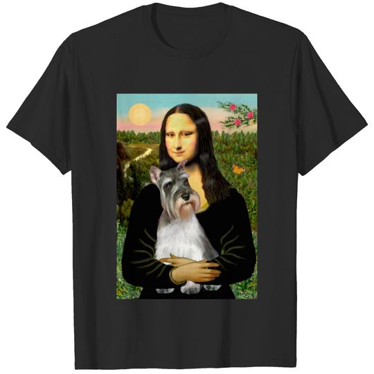 Schnauzer 11N - Mona Lisa T-shirt