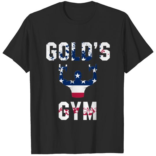 Gold's Gym Americana - Motivation Workout T-shirt