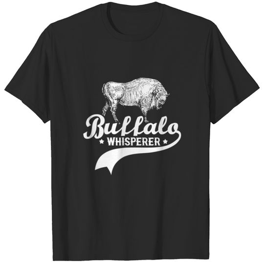 Buffalo Whisperer - American Bison Buffalo Lover W T-shirt
