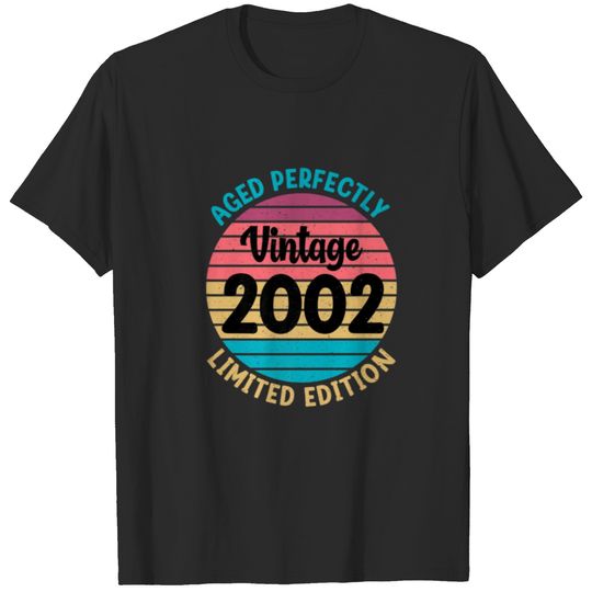 Birthday T Aged Perfectly 2002 Limited Edition T-shirt