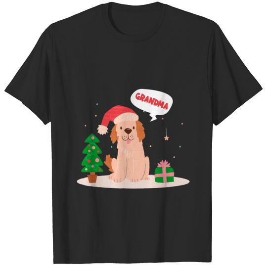 Funny Grandma Christmas  Cute Xmas gifts T-shirt