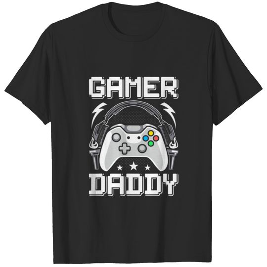 Gamer Daddy Video Gamer Gaming T-shirt