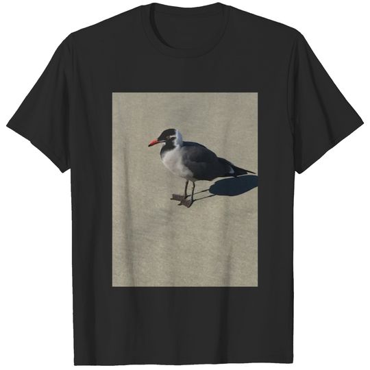 Seagull on Sandy Beach T-shirt