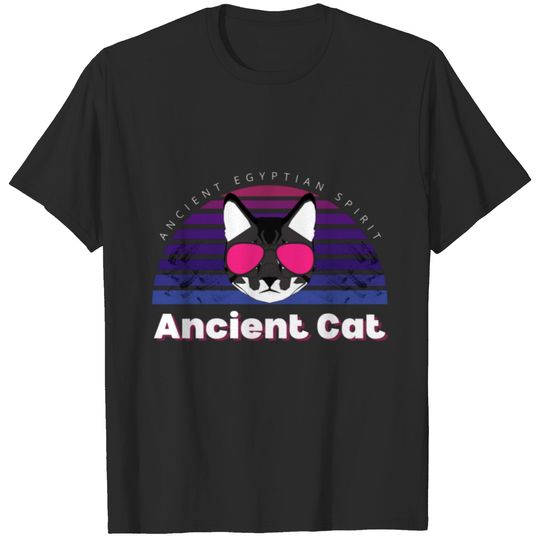Vintage Sunset Egyptian Cat T T-shirt